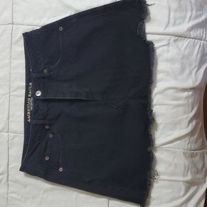 American Eagle Outfitters Black Denim Skirt